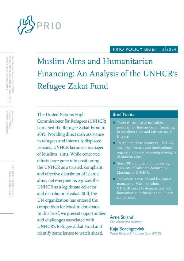 Muslim Alms and Humanitarian Financing: An Analysis of the UNHCR’s Refugee Zakat Fund